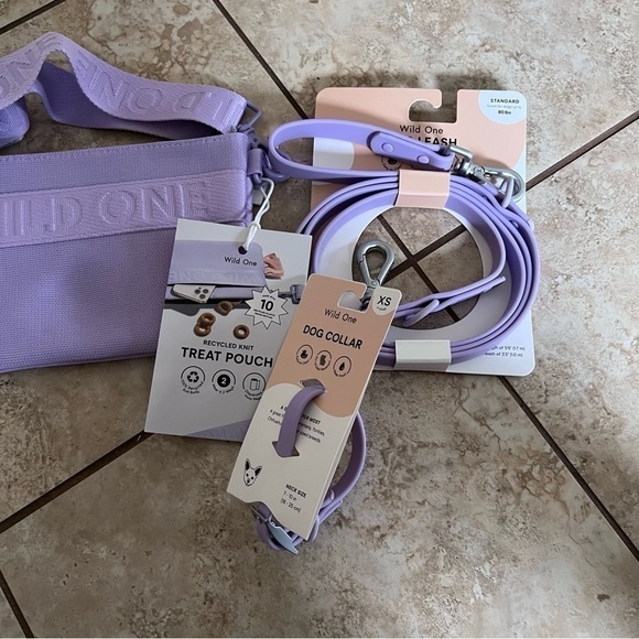 NEW Wild One leash and collar set with treat pouch - Picture 4 of 16